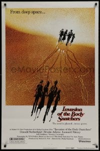 2g465 INVASION OF THE BODY SNATCHERS advance 1sh 1978 Philip Kaufman sci-fi, read the Dell book!