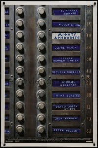 2g592 MIGHTY APHRODITE DS 1sh 1995 directed by Woody Allen, cool apartment call box design!