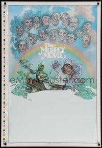 2g622 MUPPET MOVIE printer's test 1sh 1979 Henson, Struzan art of Kermit & Miss Piggy on boat!