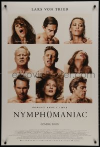 2g653 NYMPHOMANIAC VOLUME I advance DS 1sh 2013 Lars von Trier, Uma Thurman, sexy cast portraits!