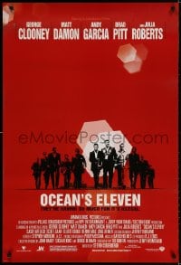 2g654 OCEAN'S 11 1sh 2001 Steven Soderbergh, George Clooney, Matt Damon, Brad Pitt