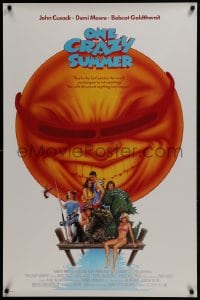 2g663 ONE CRAZY SUMMER 1sh 1986 John Cusack, Demi Moore, Curtis Armstrong, Bobcat Goldthwait