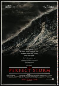 2g680 PERFECT STORM printer's test advance 1sh 2000 Wolfgang Petersen, George Clooney & Wahlberg!