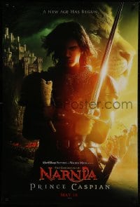 2g709 PRINCE CASPIAN teaser DS 1sh 2008 Ben Barnes in the title role, cool fantasy imagery, Narnia!