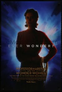 2g713 PROFESSOR MARSTON & THE WONDER WOMEN advance DS 1sh 2017 Wonder Woman, Rebecca Hall!