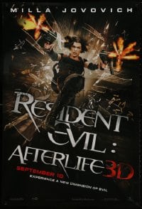 2g748 RESIDENT EVIL: AFTERLIFE teaser 1sh 2010 sexy Milla Jovovich returns in 3-D!