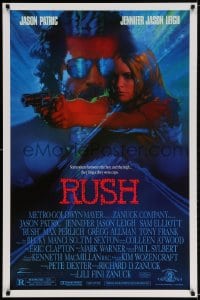 2g769 RUSH 1sh 1991 Jason Patric & Jennifer Jason Leigh in title, they forgot they were cops!