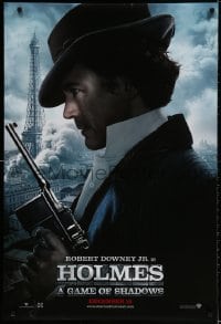 2g790 SHERLOCK HOLMES: A GAME OF SHADOWS teaser DS 1sh 2011 Robert Downey Jr in title role!