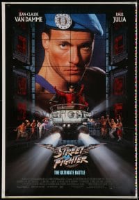 2g867 STREET FIGHTER printer's test int'l 1sh 1994 Jean-Claude Van Damme, Julia in his final role!
