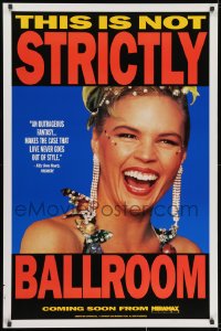 2g870 STRICTLY BALLROOM teaser 1sh 1992 cool close-up image of sexy Sonia Kruger as Tina Sparkle!