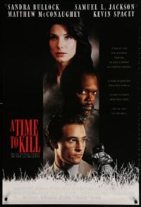 2g904 TIME TO KILL 1sh 1996 Matthew McConaughey, Sandra Bullock, Samuel L. Jackson!