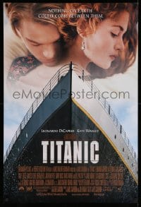 2g905 TITANIC DS 1sh 1997 Leonardo DiCaprio, Kate Winslet, directed by James Cameron!