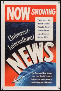2h312 UNIVERSAL-INTERNATIONAL NEWS linen 1sh 1950s people, sports & fashion on the screen, rare!