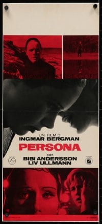 2j271 PERSONA linen Italian locandina 1966 Liv Ullmann & Bibi Andersson, Ingmar Bergman classic!