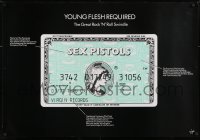 2k095 GREAT ROCK 'N' ROLL SWINDLE YOUNG FLESH REQUIRED recalled music poster 1979 Sex Pistols!