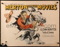2k171 MERTON OF THE MOVIES 1/2sh 1924 great Hanneman art of Glenn Hunter, George S. Kaufman play!