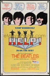 2k145 HELP 1sh 1965 great images of The Beatles, John, Paul, George & Ringo, rock & roll classic!