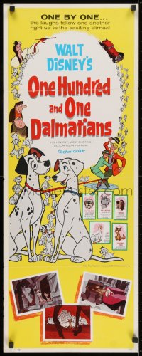 2k160 ONE HUNDRED & ONE DALMATIANS insert 1961 most classic Walt Disney canine family cartoon!