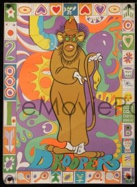 2k089 BANANA SPLITS ADVENTURE HOUR set of 4 21x29 commercial posters 1968 psychedelic cartoon art!