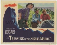 2m389 TREASURE OF THE SIERRA MADRE LC #5 1948 best c/u of Humphrey Bogart with Tim Holt & Huston!