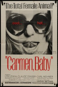 2p148 CARMEN, BABY 1sh 1968 Radley Metzger, Uta Levka, Barbara Valentine, cool hot image!