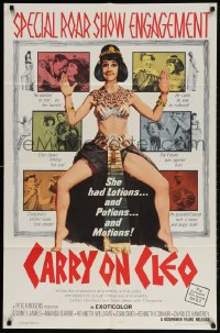 2p151 CARRY ON CLEO 1sh 1965 English comedy on the Nile, sexy full-length Amanda Barrie!