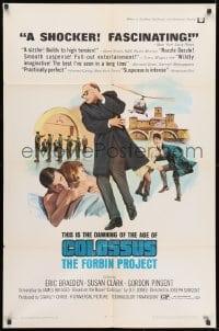 2p175 COLOSSUS: THE FORBIN PROJECT 1sh 1970 the day man built himself out of existence!