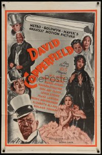 2p198 DAVID COPPERFIELD 1sh R1962 W.C. Fields stars as Micawber in Charles Dickens' classic story!
