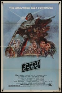 2p256 EMPIRE STRIKES BACK style B NSS style 1sh 1980 George Lucas classic, art by Tom Jung!