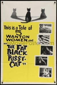 2p277 FAT BLACK PUSSY CAT 1sh 1964 Frank Jamus & Janet Damon in a tale of 5 Wanton Women!