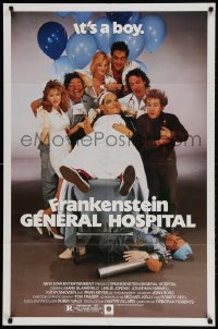 2p308 FRANKENSTEIN GENERAL HOSPITAL 1sh 1988 patients are dying to get in, wacky cast image!