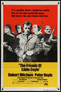 2p318 FRIENDS OF EDDIE COYLE 1sh 1973 Robert Mitchum lives in a grubby, dangerous world!
