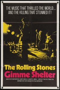 2p338 GIMME SHELTER int'l 1sh 1971 Rolling Stones out of control rock & roll concert!