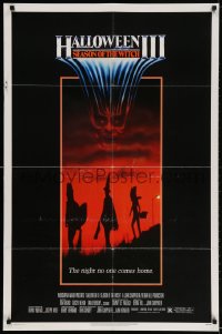 2p374 HALLOWEEN III 1sh 1982 Season of the Witch, horror sequel, the night no one comes home!