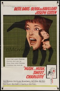 2p440 HUSH...HUSH, SWEET CHARLOTTE 1sh 1965 Bette Davis, Olivia de Havilland, Robert Aldrich!