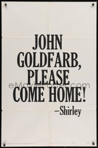 2p486 JOHN GOLDFARB, PLEASE COME HOME teaser 1sh 1964 sexy image of dancer Shirley MacLaine!