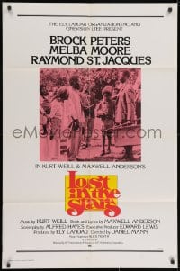 2p544 LOST IN THE STARS int'l 1sh 1974 image of Brock Peters, Melba Moore, Raymond St Jacques!