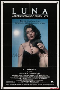 2p549 LUNA 1sh 1979 Jill Clayburgh loves her son the wrong way, directed by Bernardo Bertolucci!