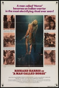 2p563 MAN CALLED HORSE 1sh 1970 Richard Harris becomes Sioux Native American Indian warrior!