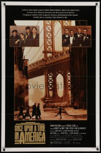 2p648 ONCE UPON A TIME IN AMERICA 1sh 1984 De Niro, James Woods, Sergio Leone, many images!
