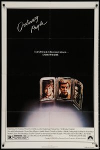 2p654 ORDINARY PEOPLE 1sh 1980 Donald Sutherland, Mary Tyler Moore, directed by Robert Redford!