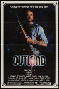 2p660 OUTLAND 1sh 1981 Sean Connery is the only law on Jupiter's moon!