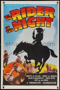 2p734 RIDER IN THE NIGHT 1sh 1968 Jan Perold's Die Ruiter in die Nag, South African cowboy western!