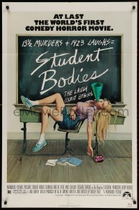 2p848 STUDENT BODIES 1sh 1981 sex kills, gruesome Morgan Kane high school horror art!
