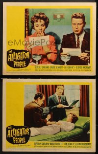 2r841 ALLIGATOR PEOPLE 2 LCs 1959 poor Beverly Garland's honeymoon turned into a nightmare!