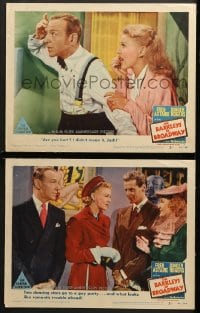 2r845 BARKLEYS OF BROADWAY 2 LCs 1949 Fred Astaire & Ginger Rogers in New York City!