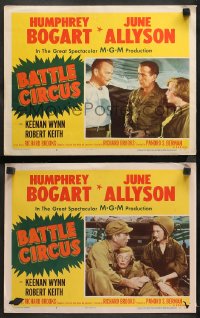 2r846 BATTLE CIRCUS 2 LCs 1953 Humphrey Bogart & June Allyson in the Korean War!