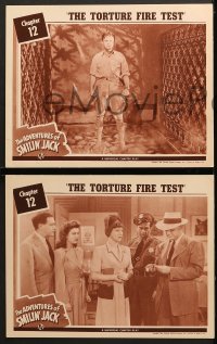 2r721 ADVENTURES OF SMILIN' JACK 3 chapter 12 LCs 1942 Tom Brown, The Torture Fire Test!