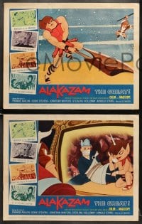 2r037 ALAKAZAM THE GREAT 8 LCs 1961 Saiyu-ki, early Japanese fantasy anime, cool artwork!