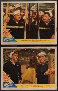 2r606 ANCHORS AWEIGH 4 LCs 1945 sailors Frank Sinatra & Gene Kelly with pretty Kathryn Grayson!